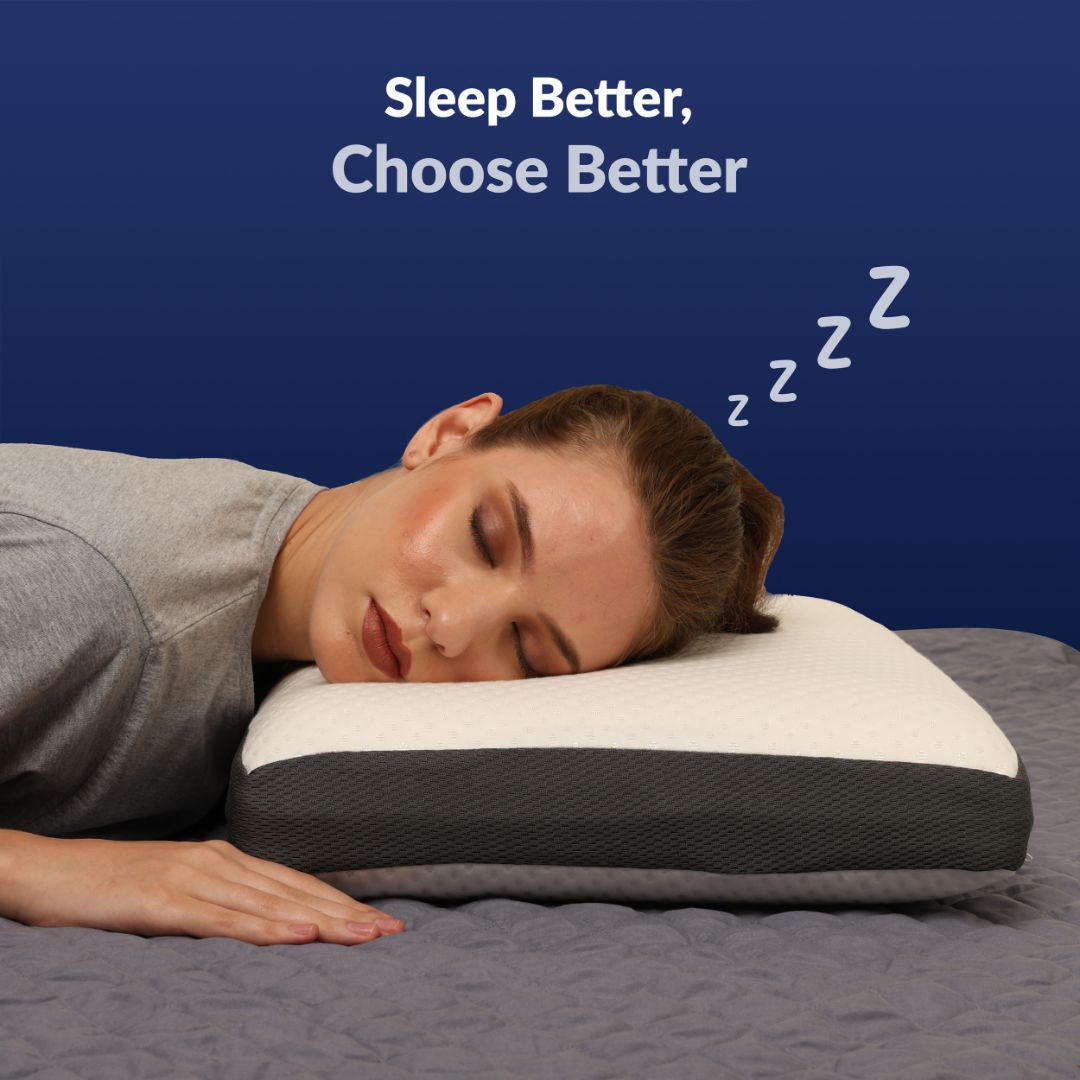 Our Sleeping Pillow is Ergonomically Designed for All Sleeping Positions