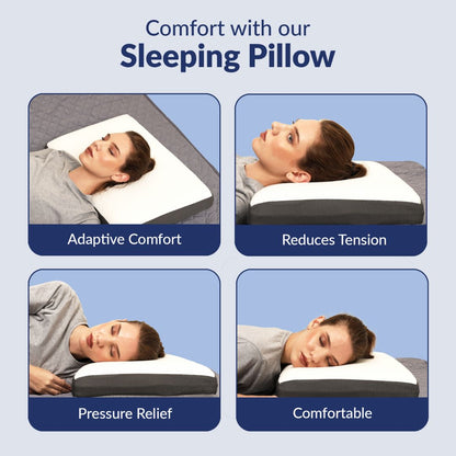 Durable eco-friendly orthopedic pillow for improving sleep posture